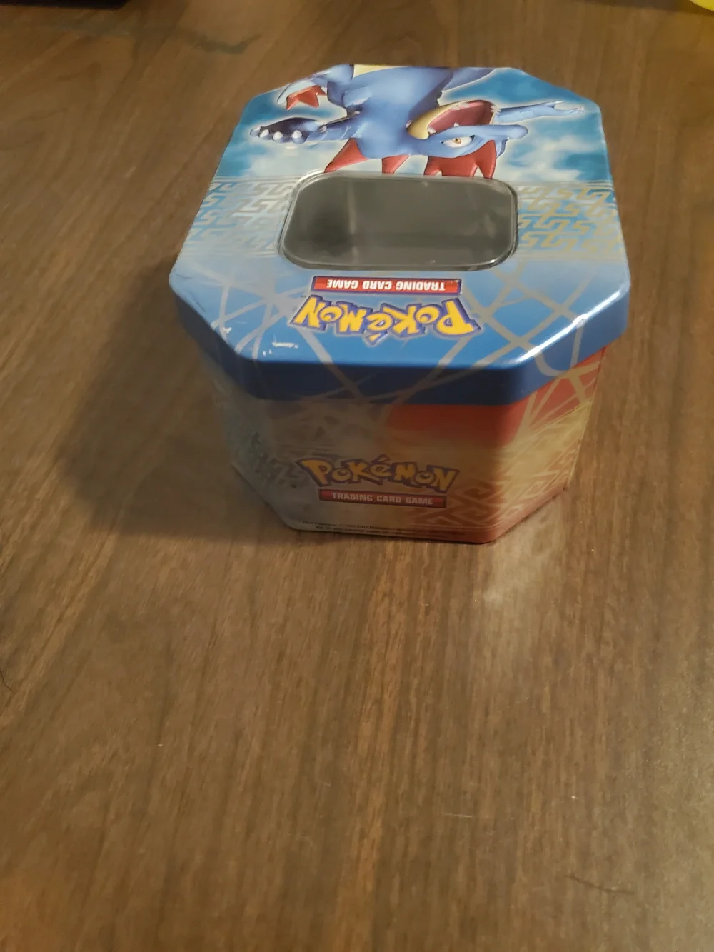 Pokemon 2010 Feraligatr tin can